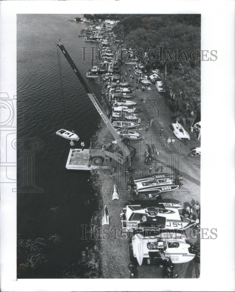 1983 Press Photo Southland Regatta Boat Race Florida - Historic Images