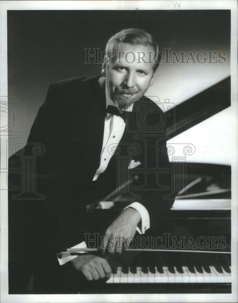 1965 Musician Henderson Sitting On Piano-Historic Images