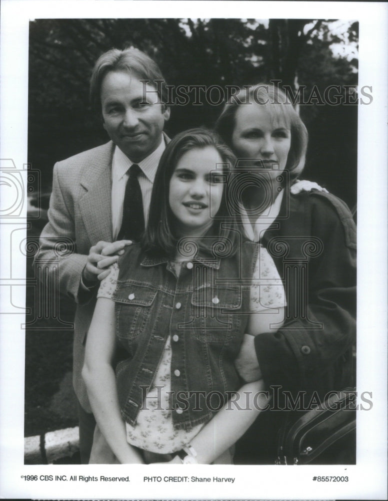 1996 John Ritter, Anna Chlumsky, Tess Harpe - Historic Images