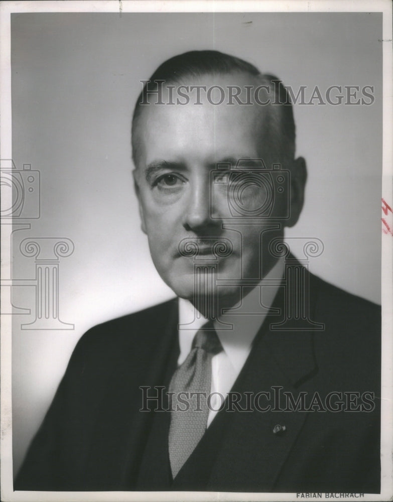 1958 Mr Grayson Kirk President Columbia Uni - Historic Images