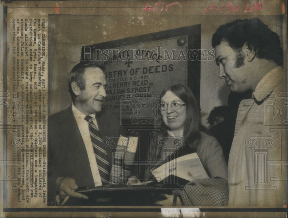 1903 Court Cambridge Military Devens Ayer - Historic Images