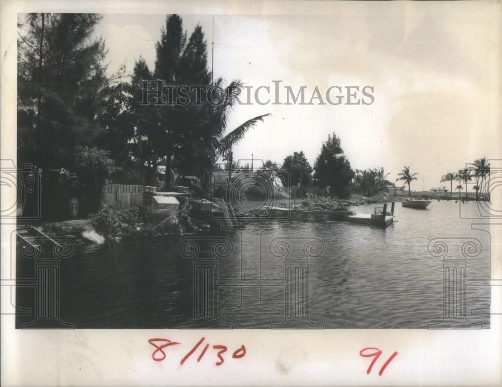 1968 Waterfront Area at Municipal Trailer P - Historic Images