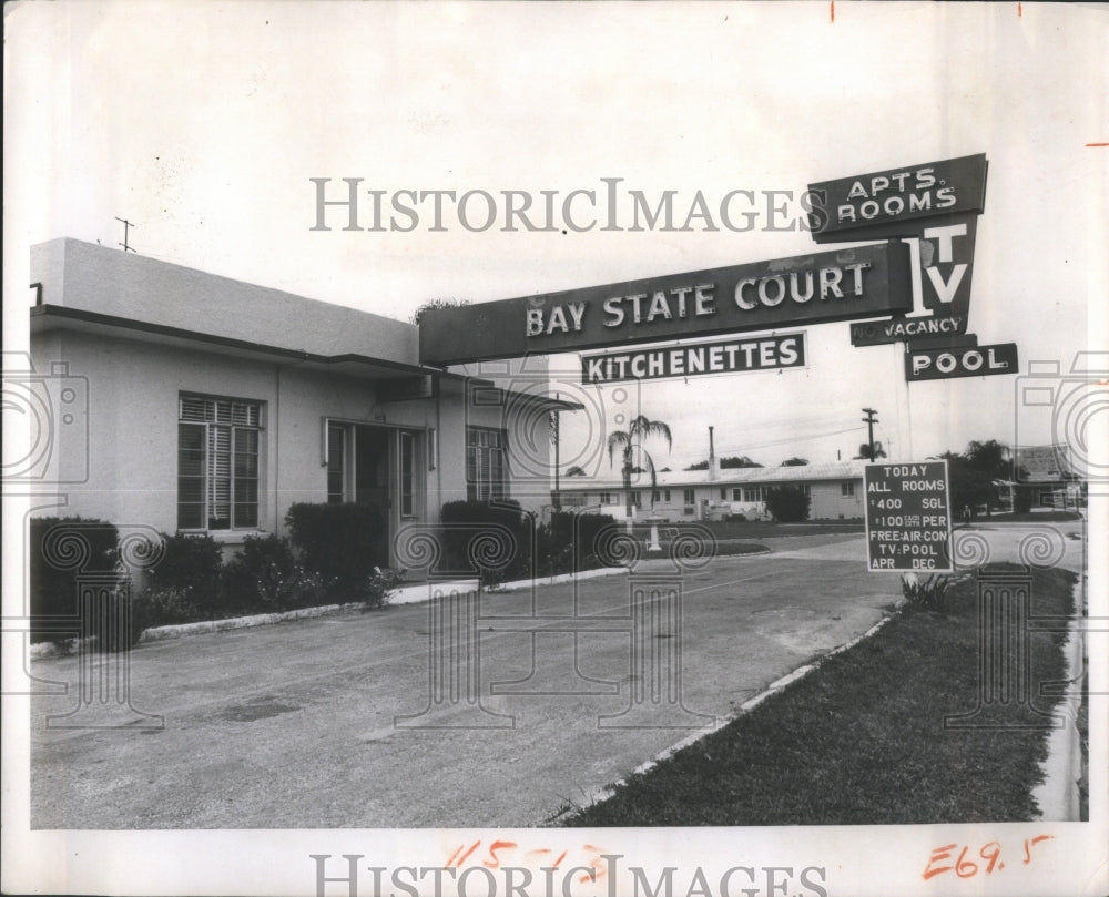 1964 Room Inn Motel Street Weaver Tripp - Historic Images
