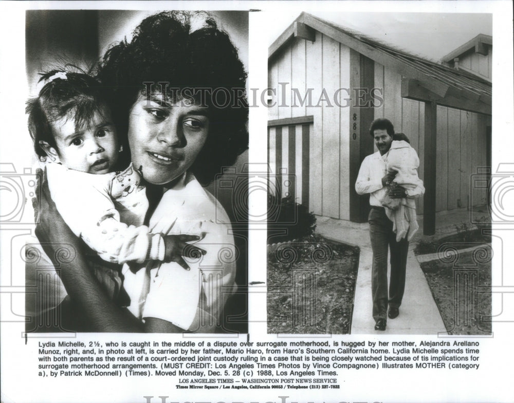 1988 Lydia Michelle Surrogate Mother Alejan - Historic Images