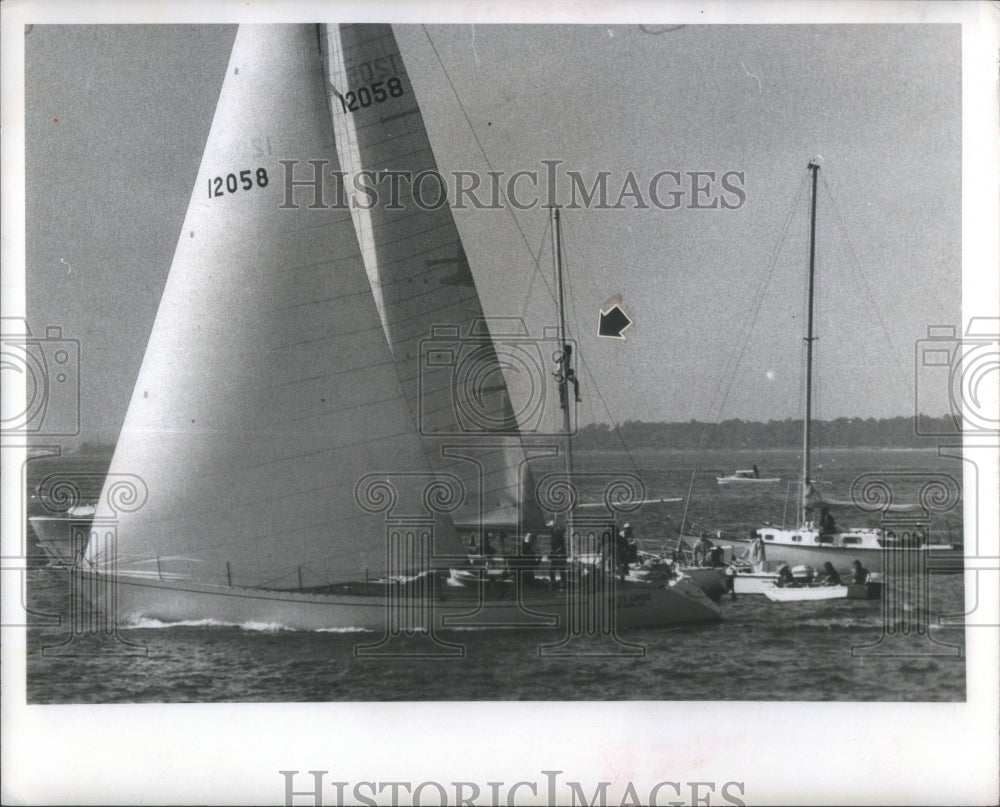 1973 Salty Goose Sailboat Lauderdale Race - Historic Images