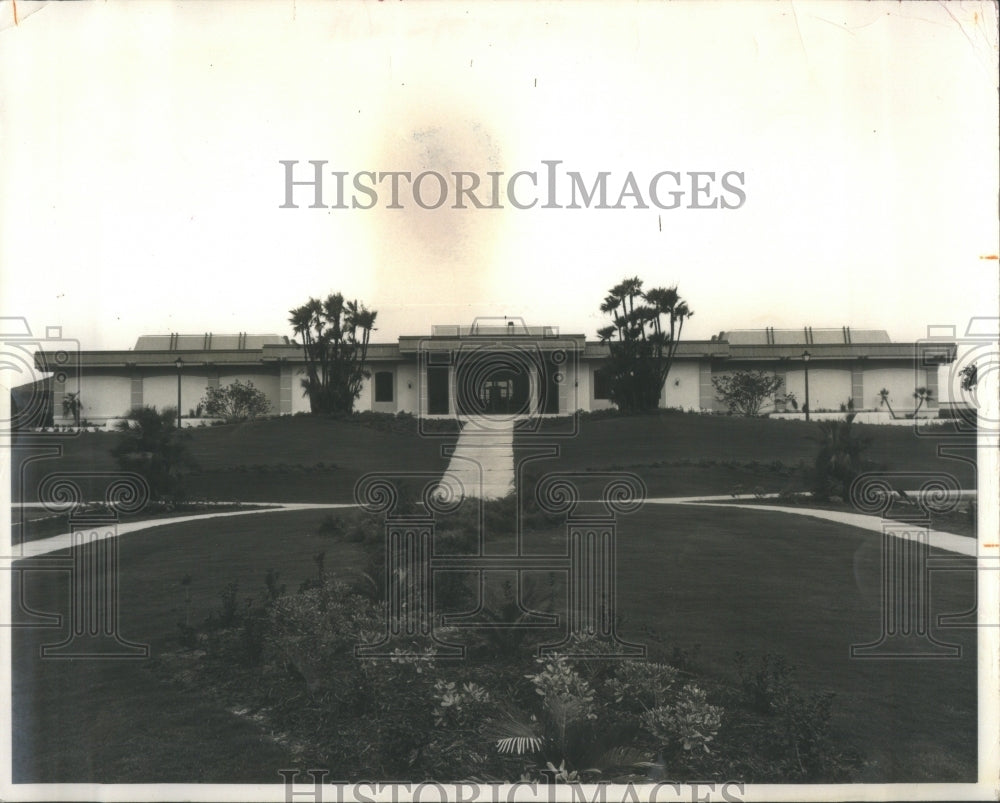 1972 Press Photo Bardmoor Country Club Clubhouse Bloom - Historic Images