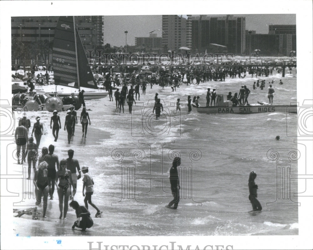 1987 Clearwater Beach Florida folk home san - Historic Images