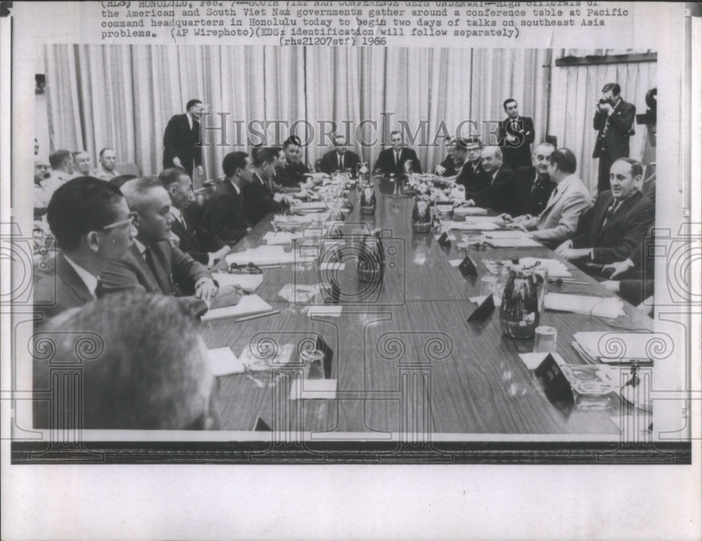 1966 HLS Vietnam Conference Round Table-Historic Images