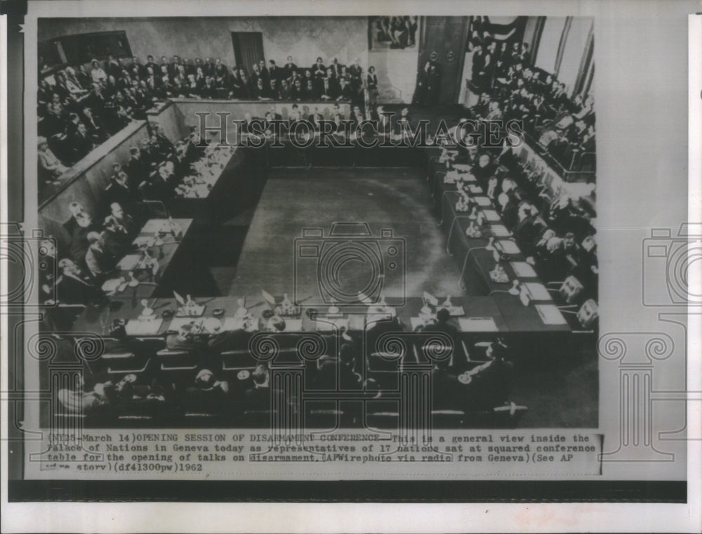 1962 Palace Of Nation Geneva Disarmament Co - Historic Images