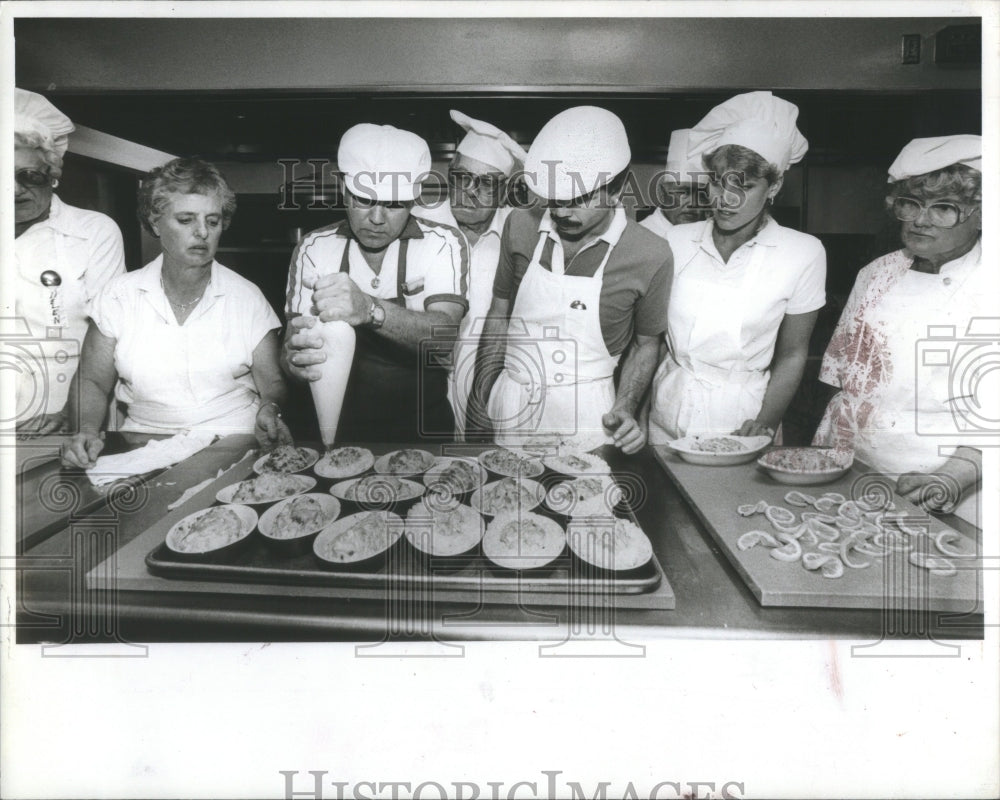 1985 Mashed Potatoes Food Class Cook - Historic Images