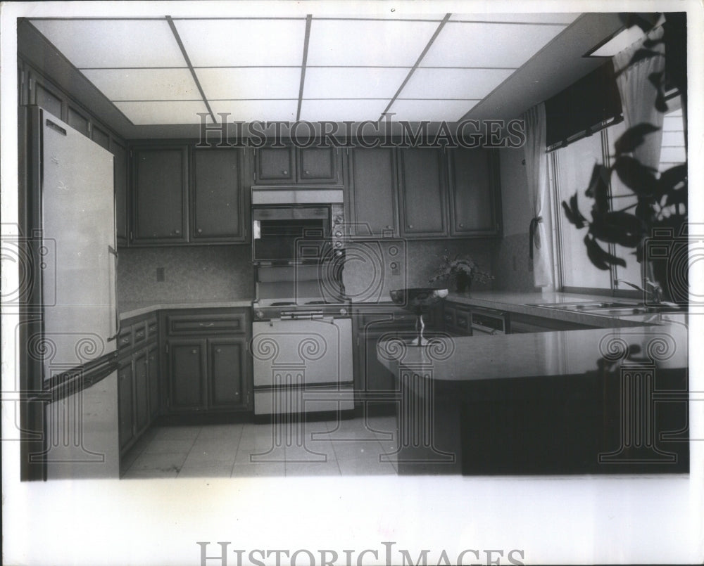 1966 Roman Villa Kitchen electric luxury - Historic Images