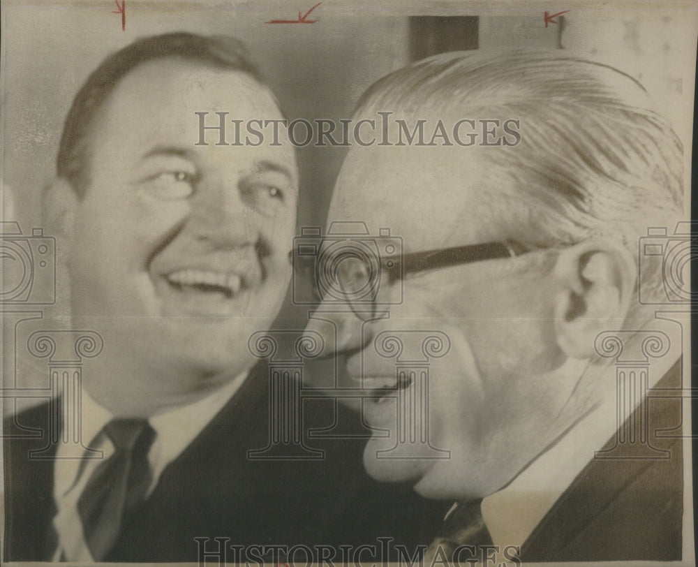 1967 Florida Gov Claude Kirk GOP Ray Bliss-Historic Images