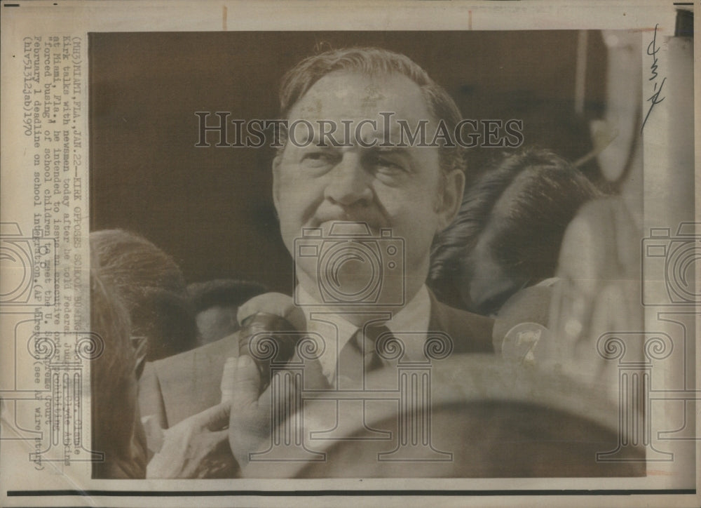 1970 Press Photo Governor Claude Kirk American Politici- RSA30523 - Historic Images