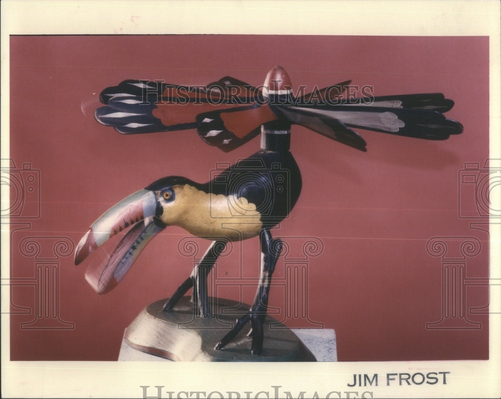 1992 Elephant Whirligig Nusinow Johnson - Historic Images