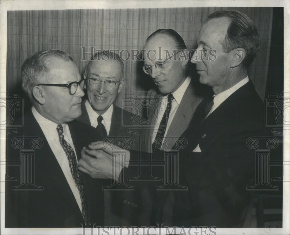 1955 Press Photo Otto Fichte Carson Pirie Scott &amp; Compa- RSA30907 - Historic Images