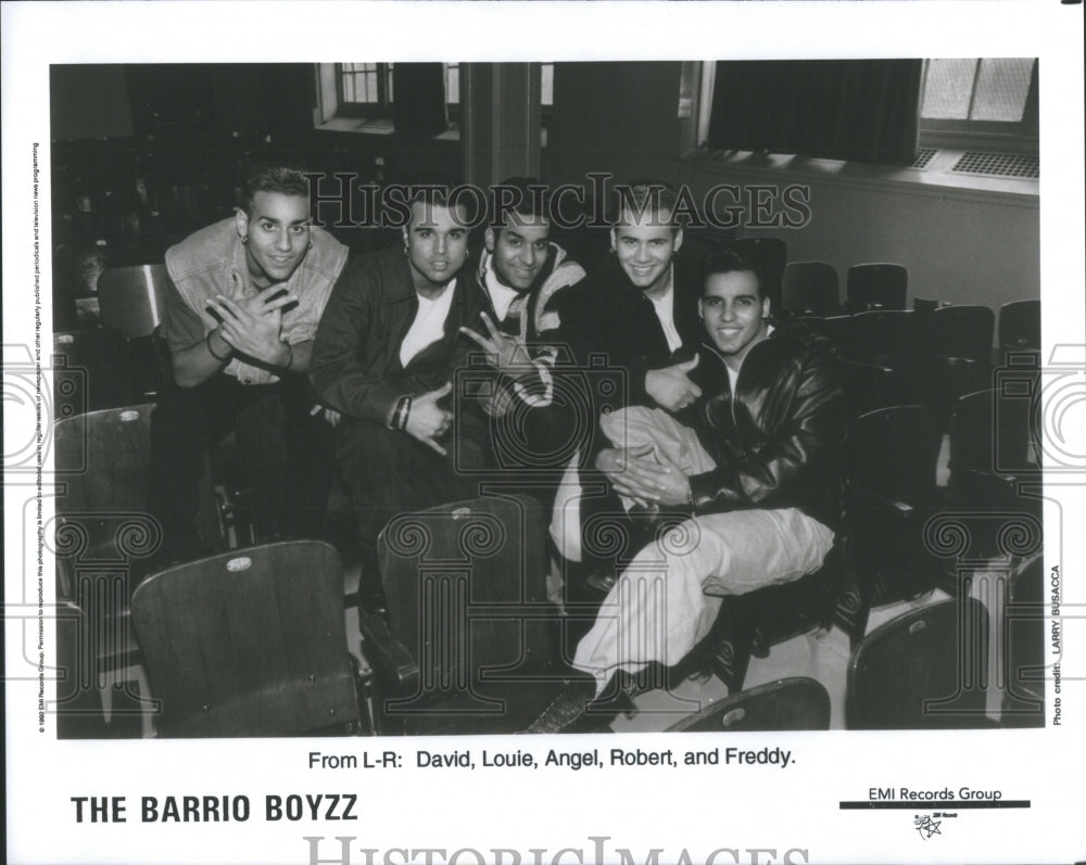 1992 Latin Pop Group The Barrio Boyzz - Historic Images