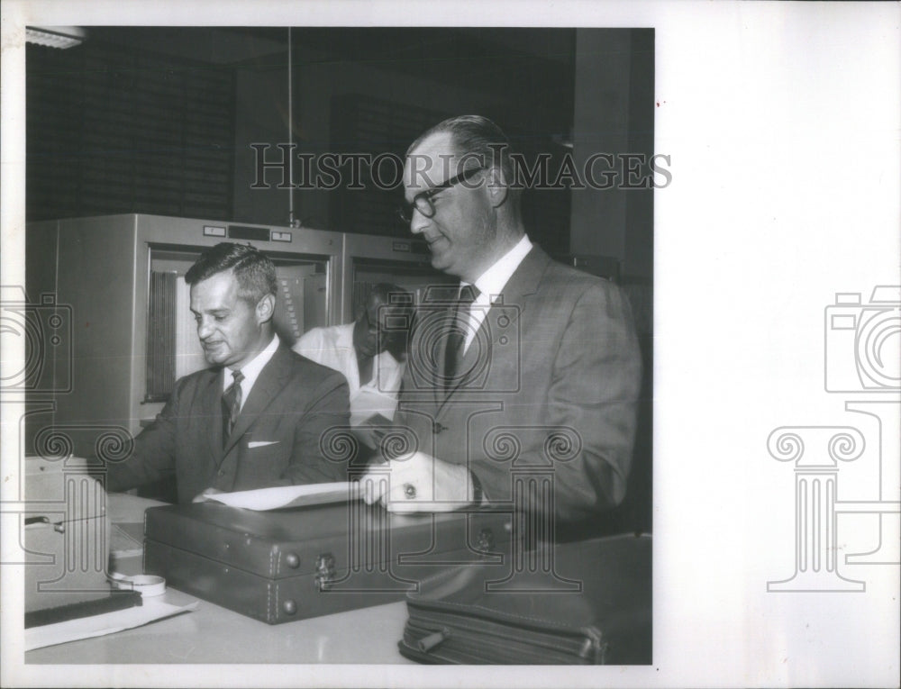 1962 Attorneys record documents in Honeymoo - Historic Images