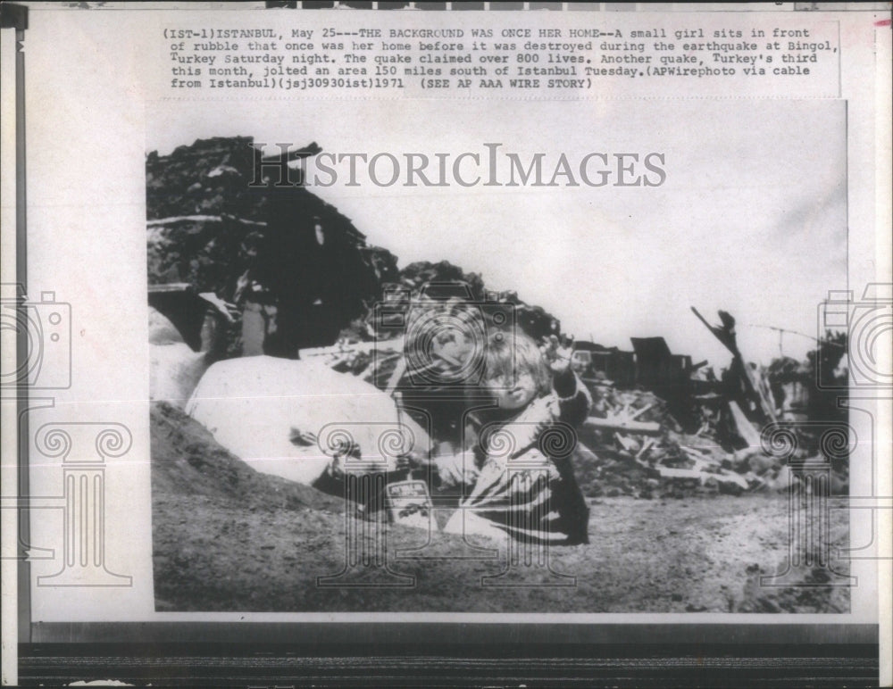 1971 Earthquake Disaster Bingol Turkey - Historic Images