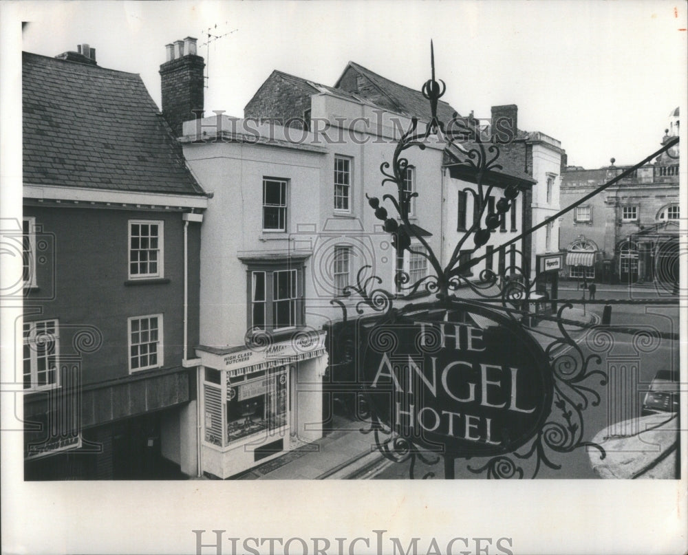 1975 Press Photo Housman Shropshire Angel Hotel Ludlow - Historic Images