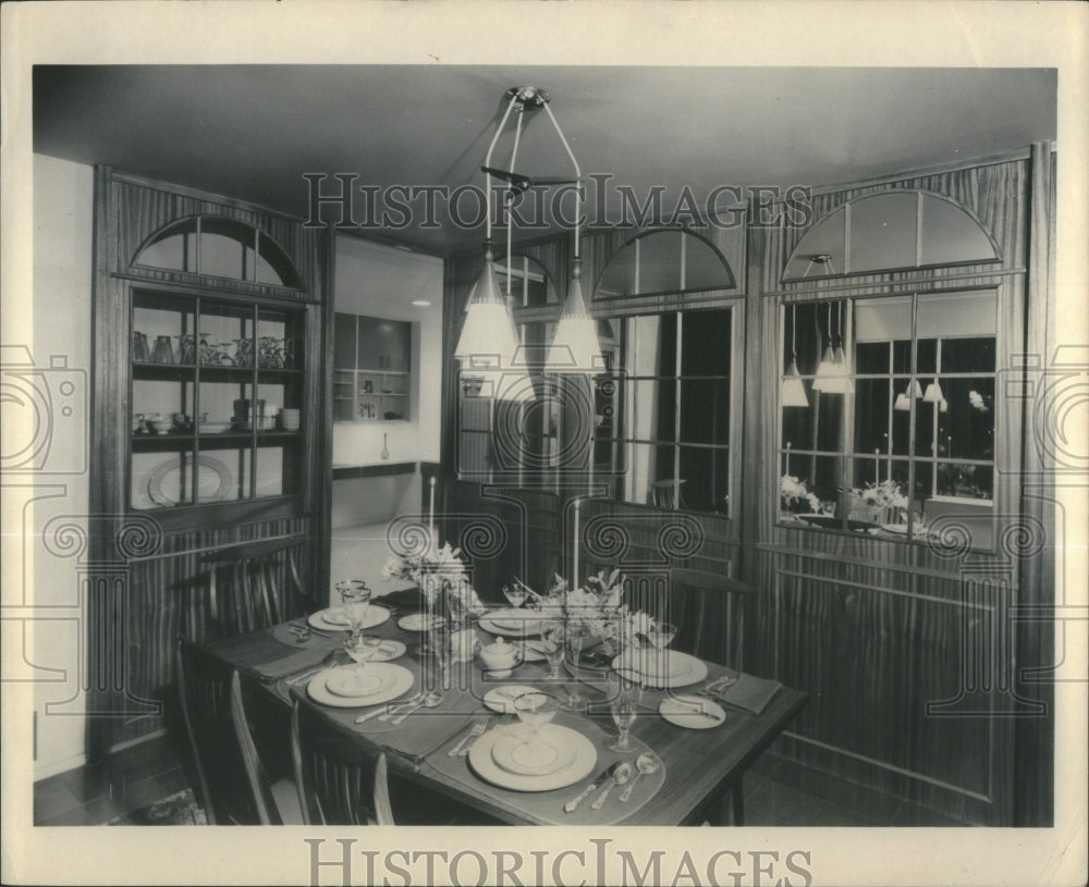 1963 London House Dining Room - Historic Images