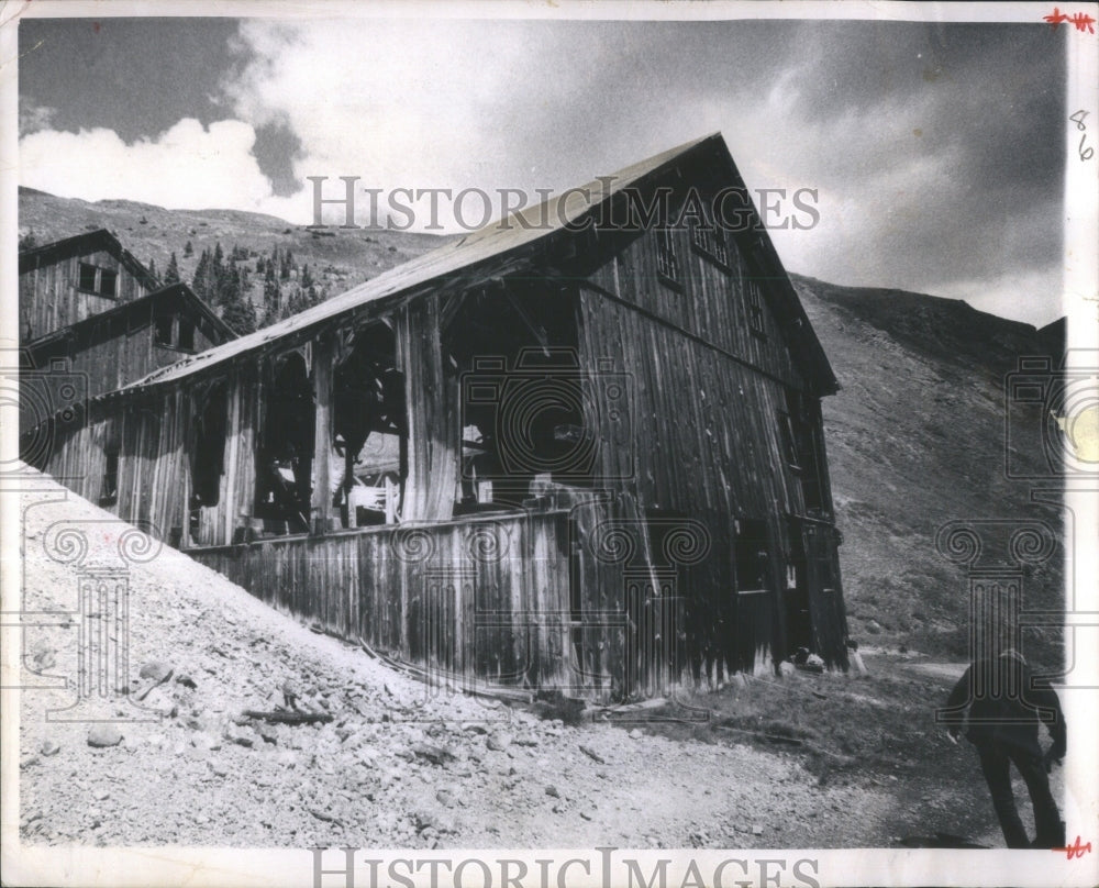 1968 Old Joe Brown Mine Frisco Tunnel Wall - Historic Images