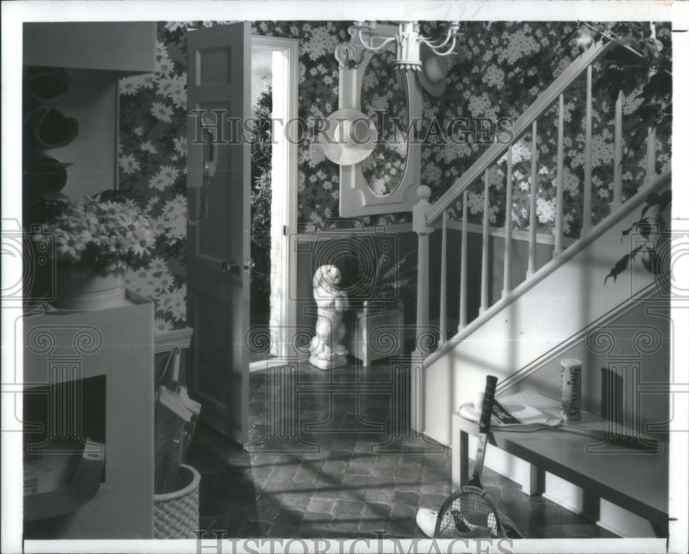 1978 Press Photo Foyer Interior Decoration - Historic Images