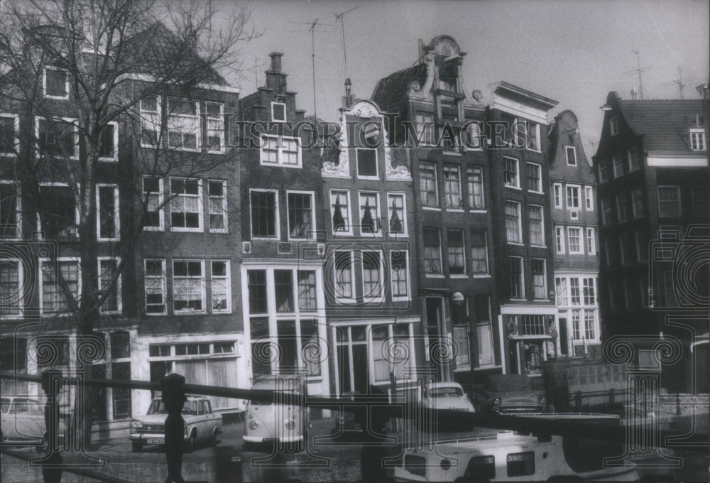 1969 Amsterdam Canal Scene Smaller Double-Historic Images