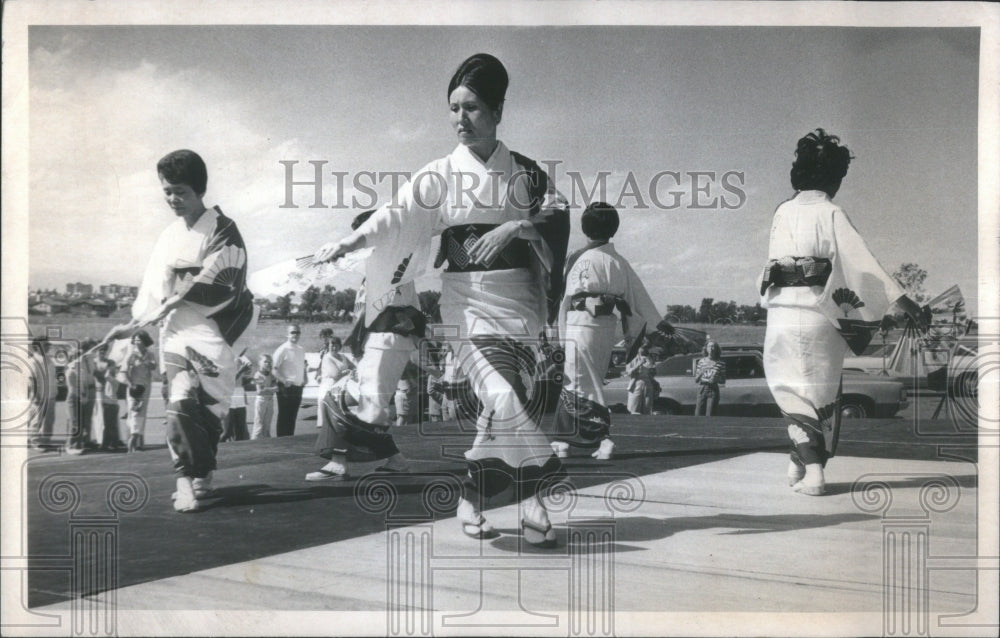 1977 Aki Matsuri Japanese Fall Festival Dan - Historic Images