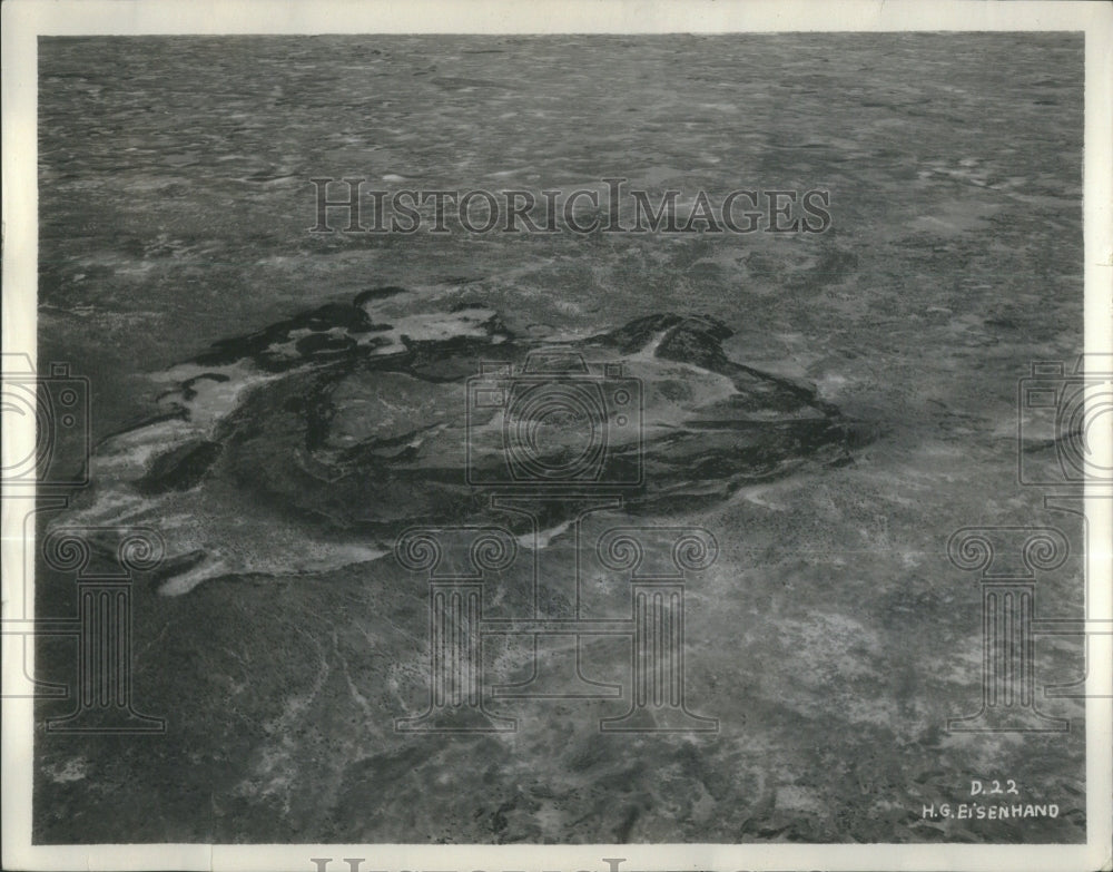 Press Photo New Mexico Extinct Volcanoes Crater South - Historic Images