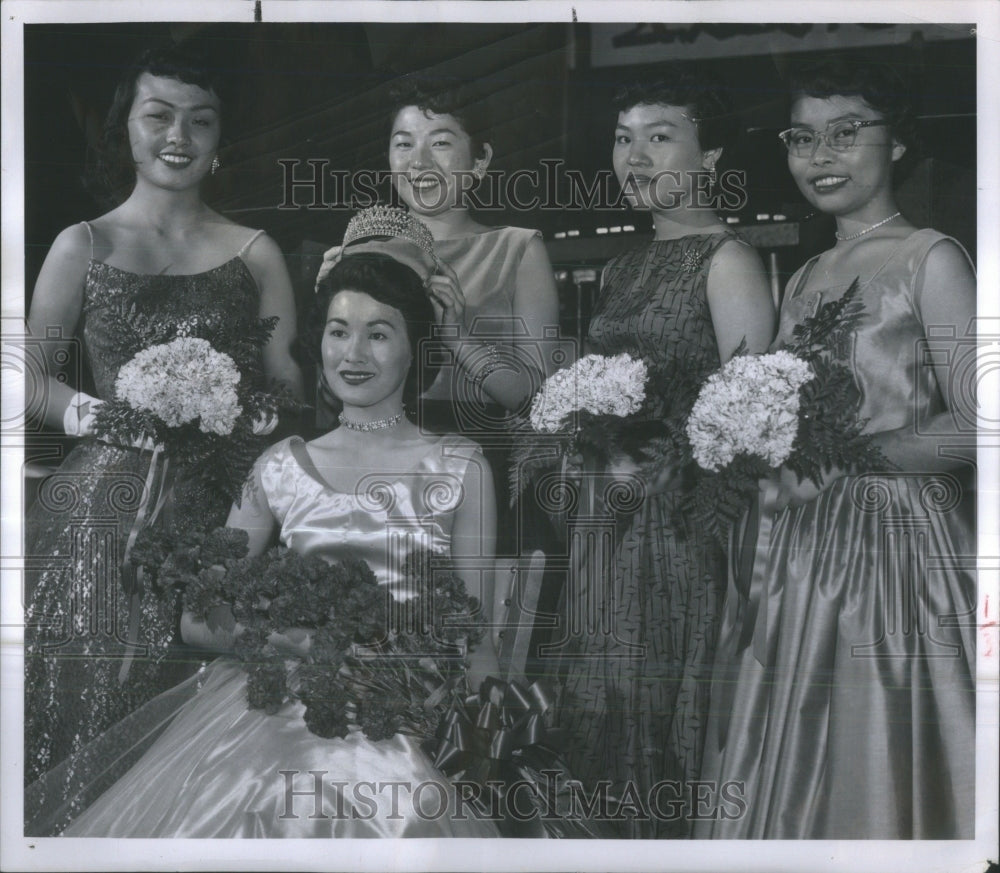 1956 Press Photo Shirley Matsuda Denver Sophomore Queen- RSA32635 - Historic Images