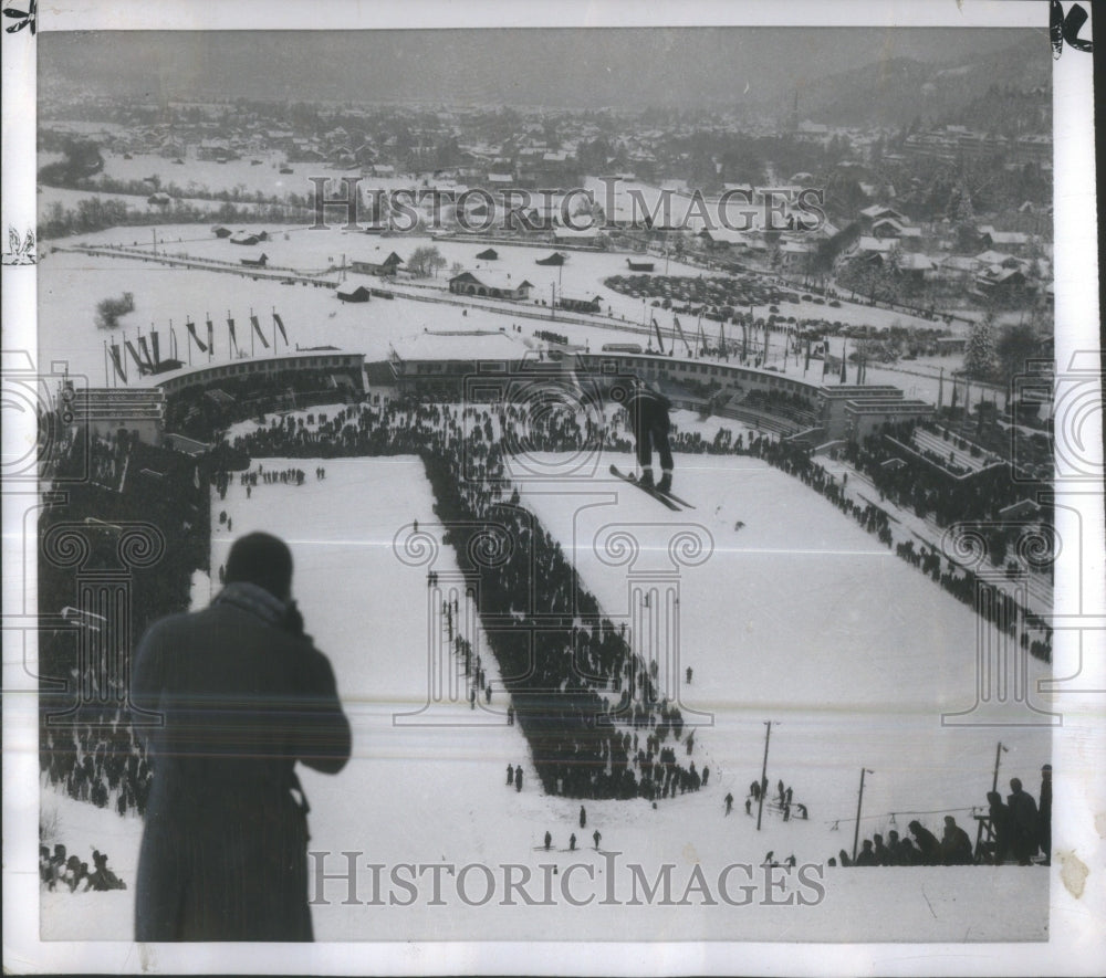 1954 Aulis Kallkorpi Garmisch Partenkirche - Historic Images