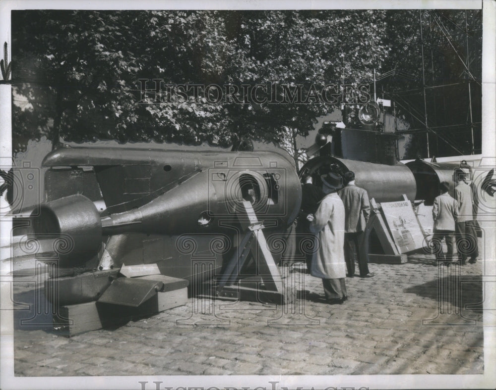 1955 POCKET SUBMARINE PARIS MARINE SHOW - Historic Images