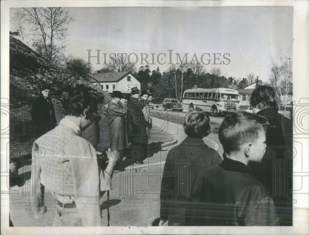 1961 Press Photo King Gustaf VI Adolf Stockholm Sweden - Historic Images