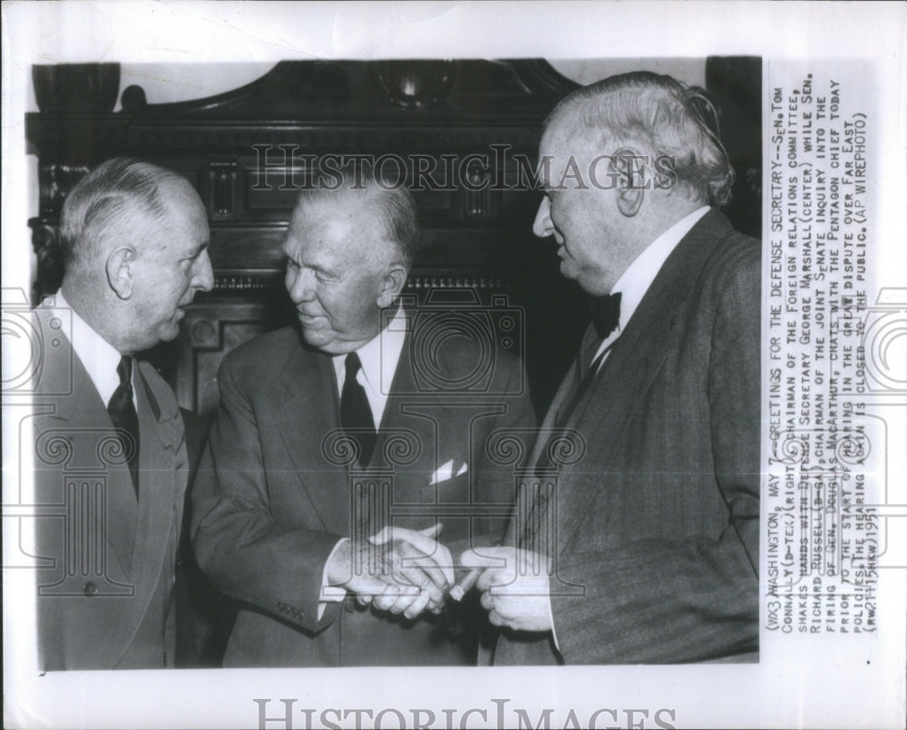 1951 Press Photo U.S. Defense Secretary George Marshall- RSA33391 - Historic Images