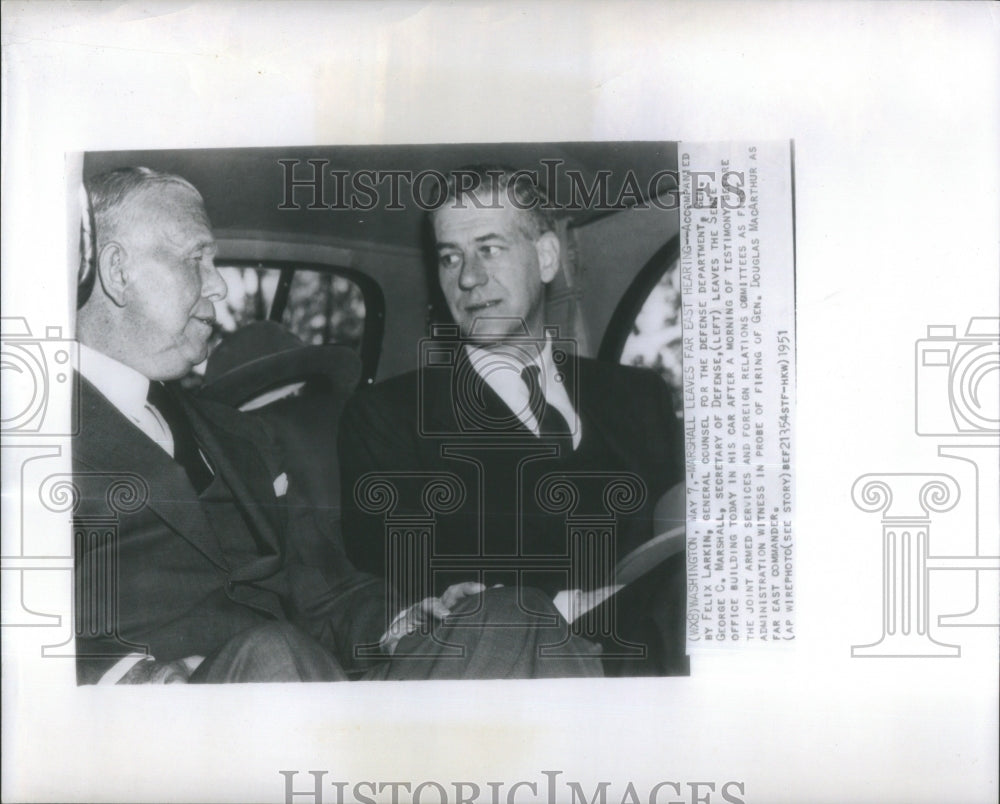 1951 Felix LarkinGeneral Counsel Defense De - Historic Images