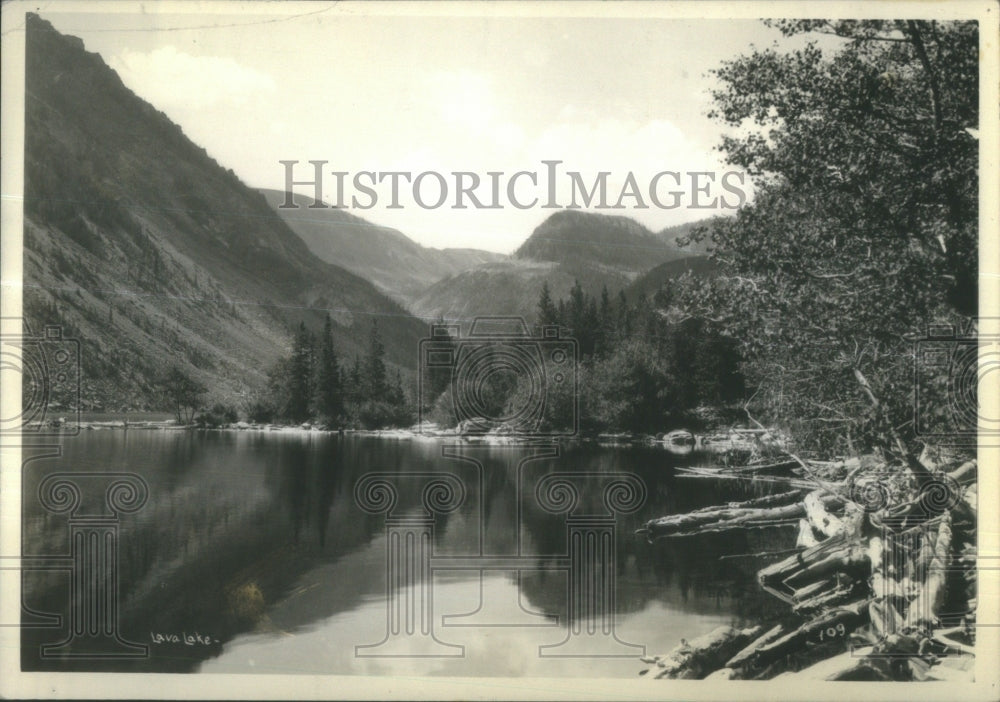 1947, Lava Lake, in the mountains south of B- RSA33421 - Historic Images