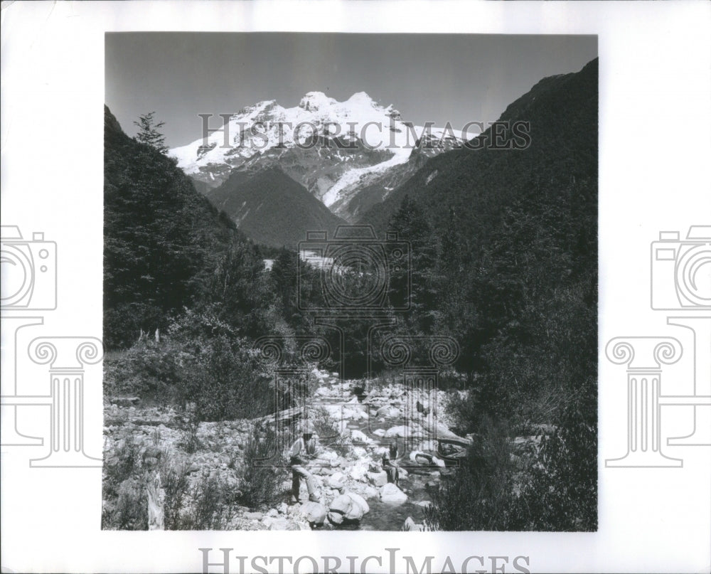 1966 Andes Mountains Chile Argentine Border - Historic Images