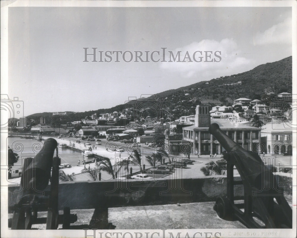 1965 Harbor St Thomas Islands Cruise port - Historic Images