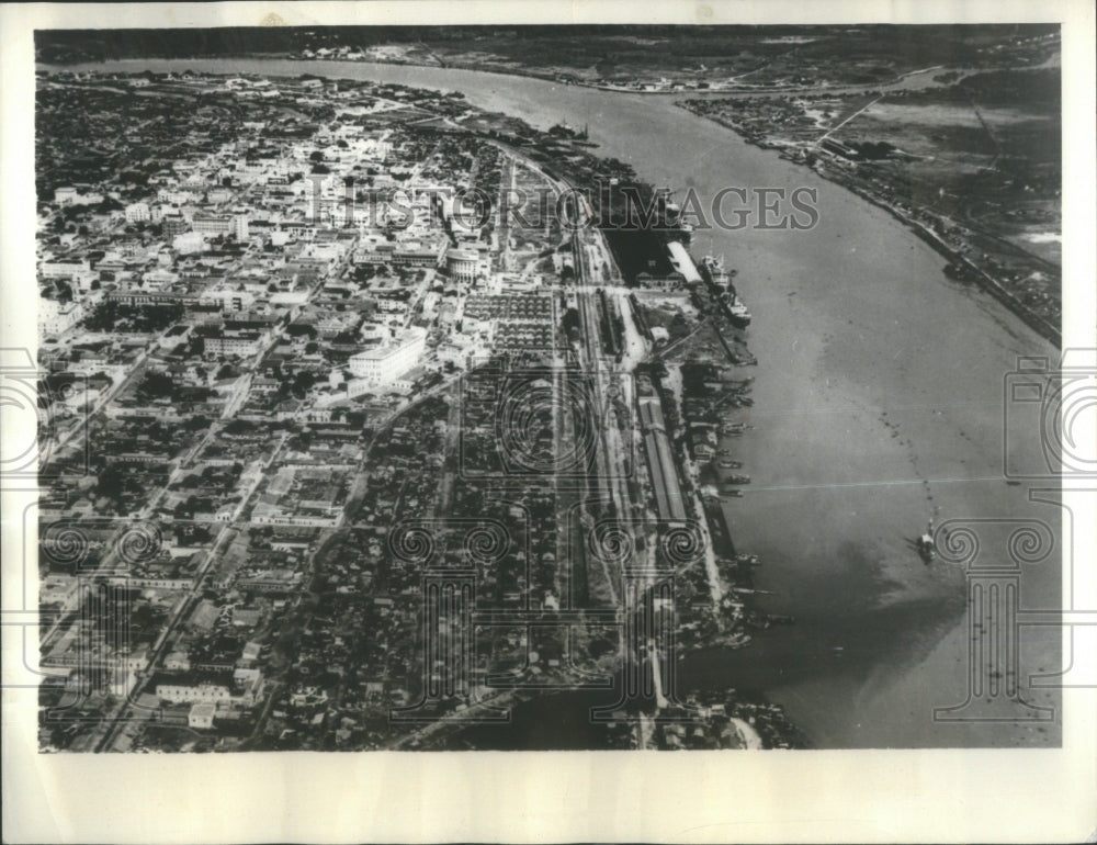 Mexico Aerial Principal Northern Port Tampi - Historic Images