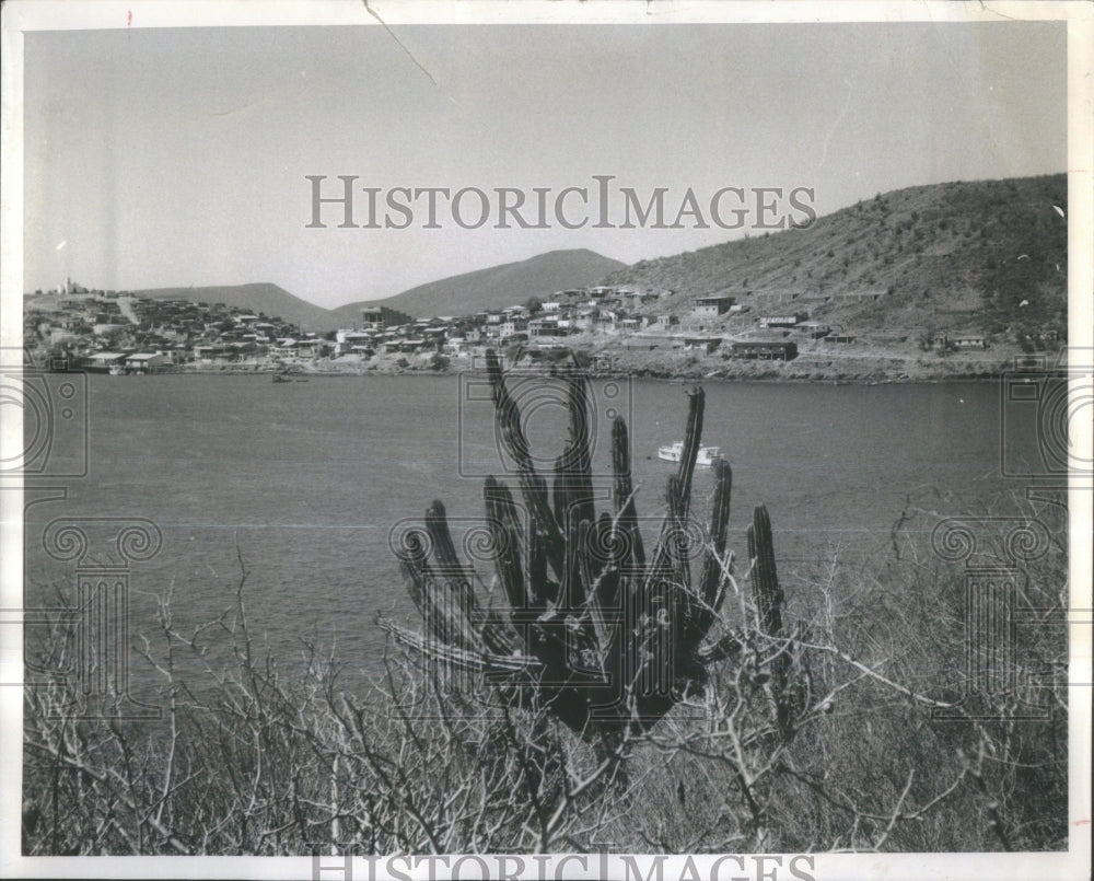 1965 TOPOLOBOMPO SINALOA FISHING CENTRE MEX-Historic Images