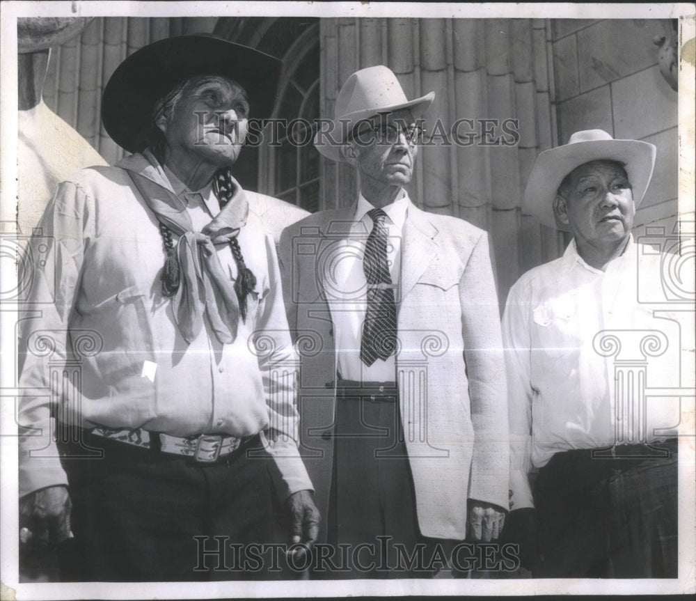 1957 Press Photo Jack House Ute Towaoc Frank Pyle Color- RSA33823- Historic Images