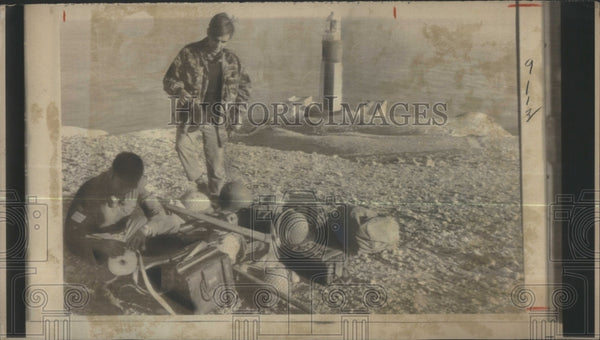 1970 Israeli Soldiers Shadwan Island War Of - Historic Images