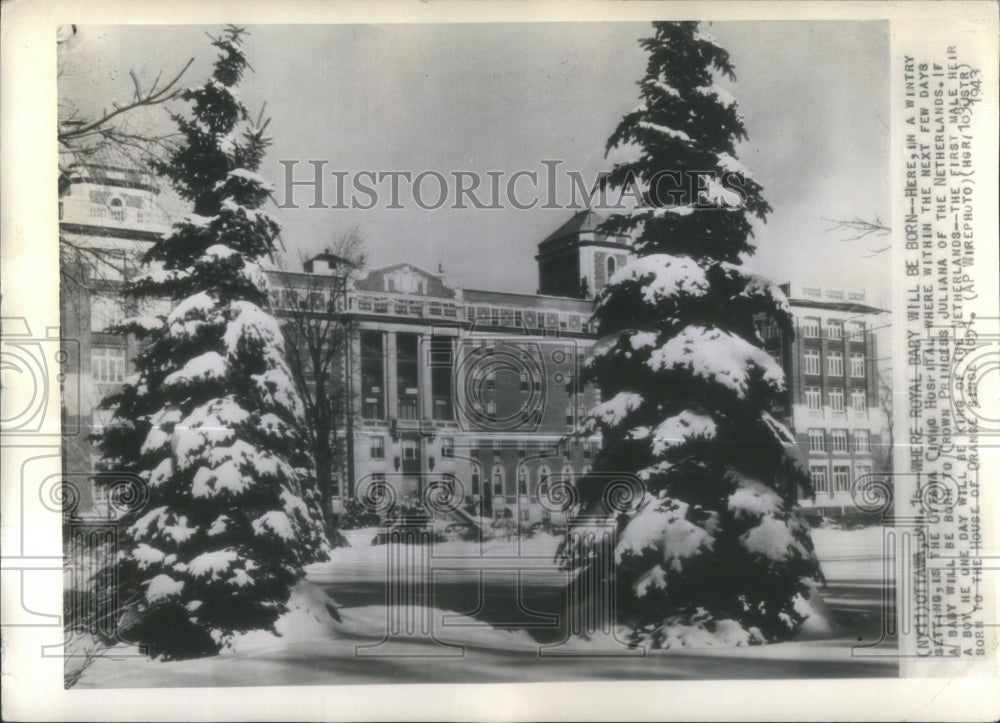 1943 Utafa Civil Hospital Crown Princess Ju - Historic Images