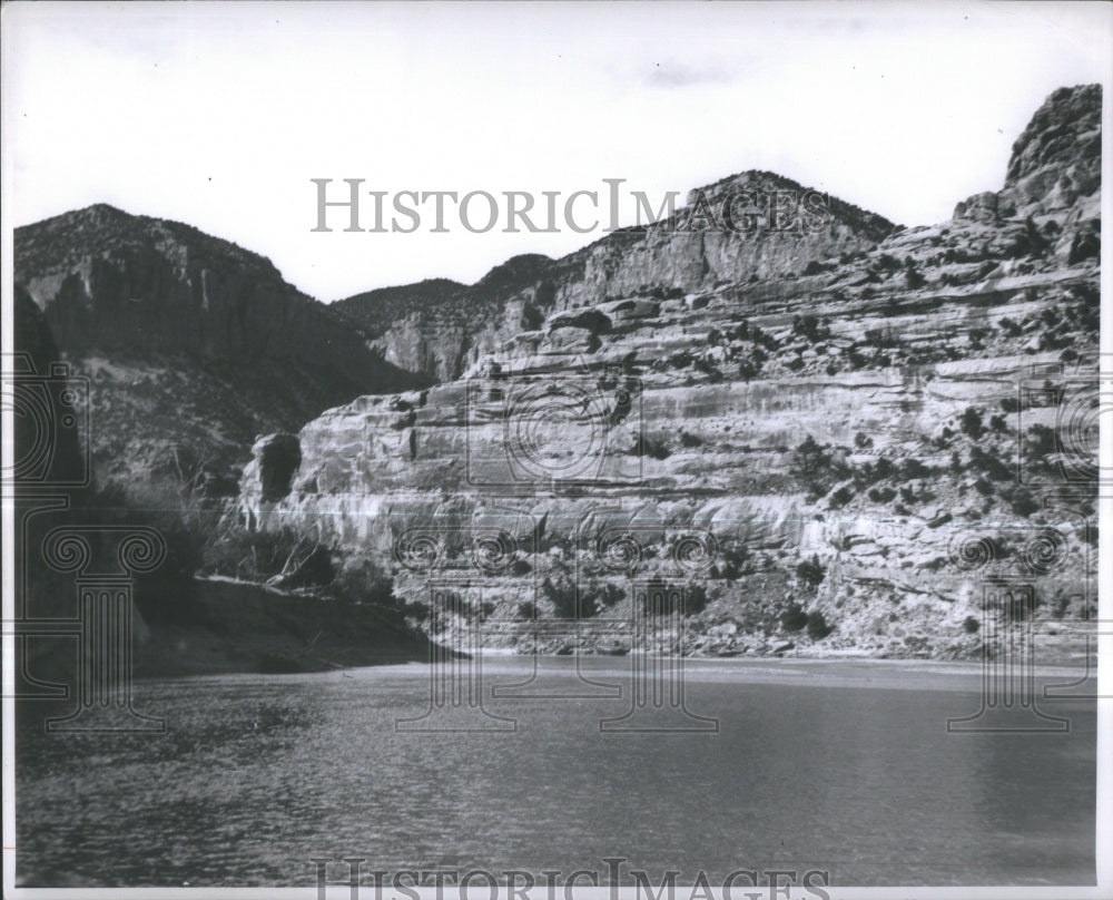 1954 Echo Park Dam Mountain Area Thorne Stu-Historic Images