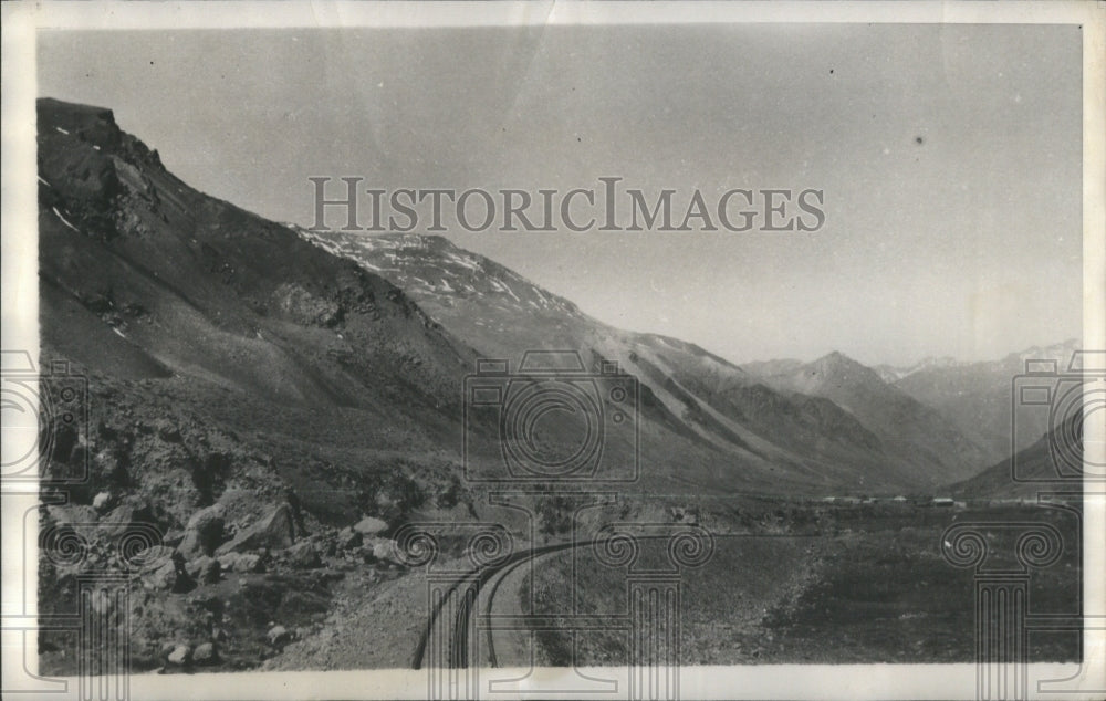 1928 Andes Mountains Over Which Pres-Elect - Historic Images