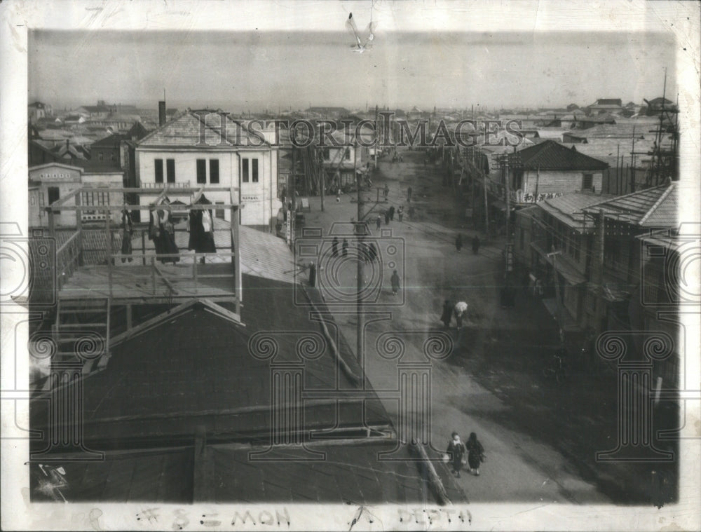 1942 Flimsy Houses In Hakodate, Japan - Historic Images