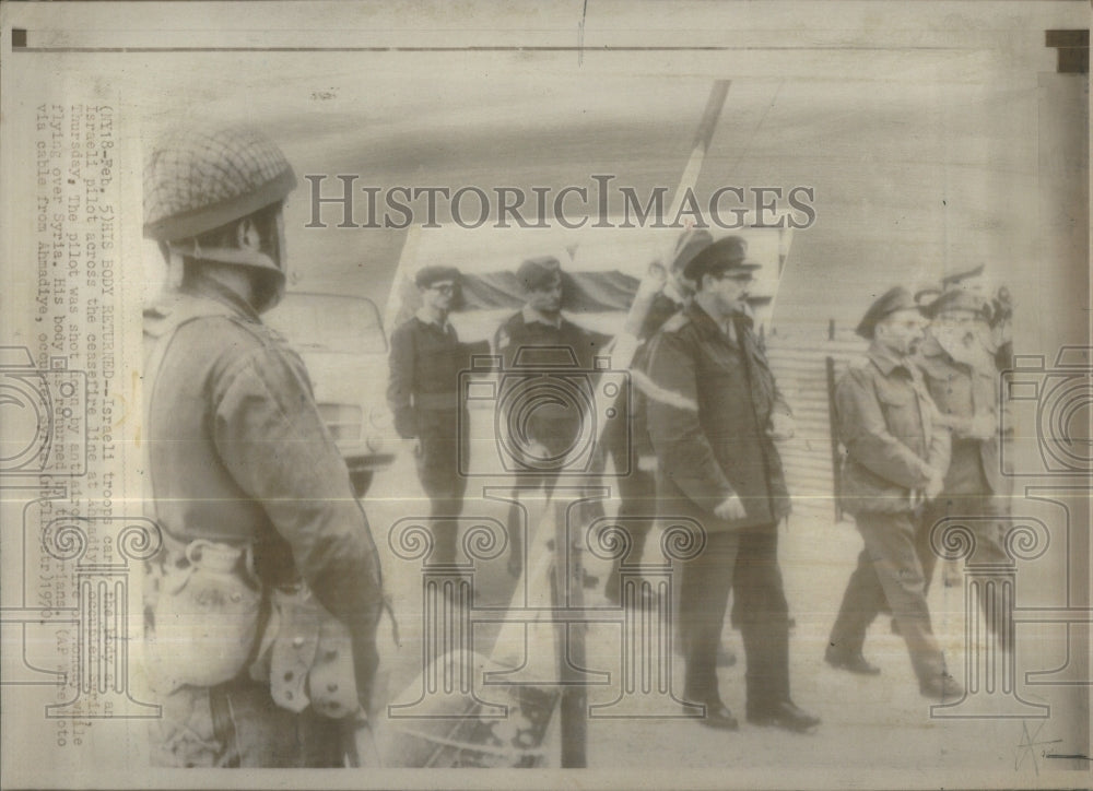 1970 Israel War 1970 Pilot Syria-Historic Images