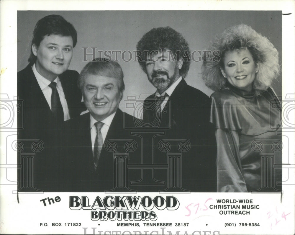 1988 Blackwood Trio Mark Cecil Norwood Bapt - Historic Images