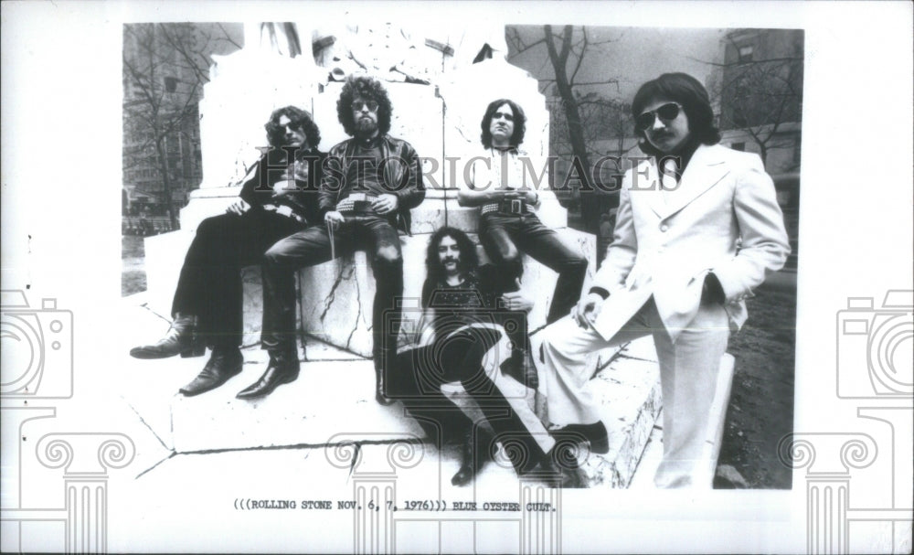 1976 Press Photo Rolling Stone Shot Blue Oyster Cult- RSA34805 - Historic Images