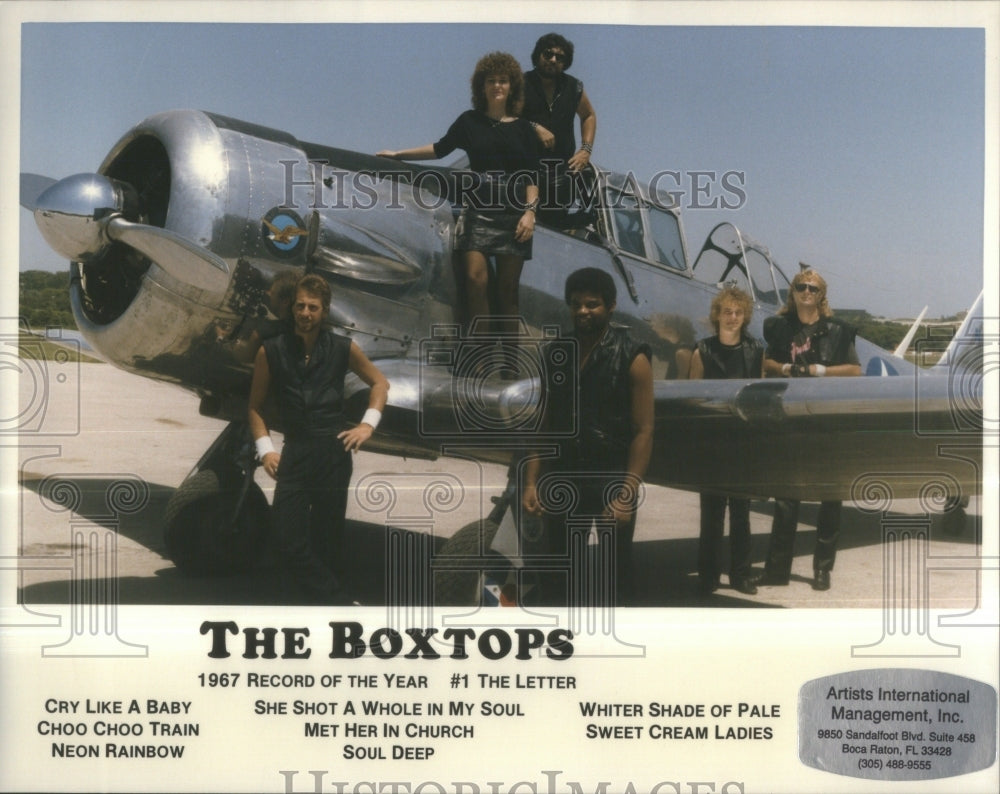 1986 Musical Group The Boxtops - Historic Images
